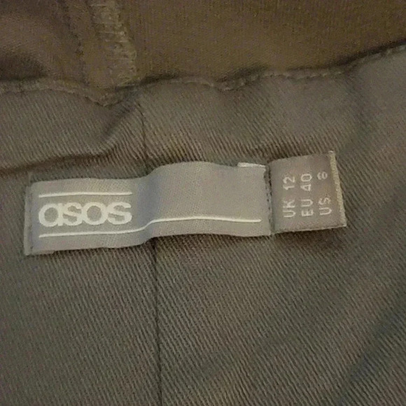 ASOS High Rise Elastic Waist Pants - Picture 8 of 9